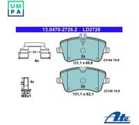ATE Brake Pad Set 13.0470-2726.2 - Ceramic - for Mercedes-Benz C-Class T-Model, CLK, SLK