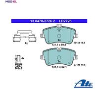 ATE 13.0470-2726.2 Brake Pad Set, disc brake for MERCEDES-BENZ
