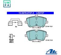 ATE Brake Pad Set 13.0470-2727.2 Disc Brake for Mercedes-Benz C-Class Coupe, CLK, SLK