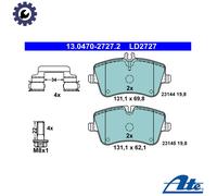 ATE Brake Pad Set 13.0470-2727.2 Disc Brake for Mercedes-Benz C-Class Coupe, CLK, SLK