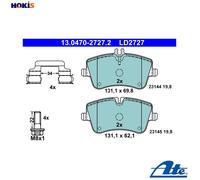 BRAKE PAD SET DISC BRAKE 13.0470-2727.2 FOR MERCEDES-BENZ C-CLASS/T-Model CLK