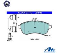Brake pads 13.0470-2733.2 ATE for MERCEDES-BENZ C-CLASS C-CLASS T-Model