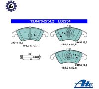 ATE Brake Pad Set 13.0470-2734.2 for Mercedes-Benz CLS SLK C-Class E-Class SLC