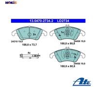 Brake pads 13.0470-2734.2 ATE for MERCEDES-BENZ CLS SLK C-CLASS E-CLASS SLC