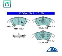 BRAKE PAD SET DISC BRAKE 13.0470-2734.2 FOR MERCEDES-BENZ C-CLASS/T-Model SLK
