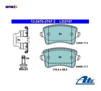 Brake pads 13.0470-2747.2 ATE for AUDI Q5 A5 A5 Sportback A5 Convertible A4 B8