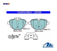BRAKE PAD SET DISC BRAKE 13.0470-2760.2 FOR MINI BMW 5/F10/X3/SAV/F2/F11/G30