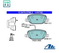 BRAKE PAD SET DISC BRAKE 13.0470-2768.2 FOR ALFA ROMEO GIULIETTA/Hatchback/Van