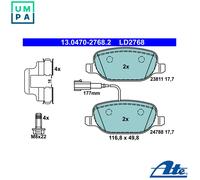 Brake pads 13.0470-2768.2 ATE for ALFA ROMEO GIULIETTA