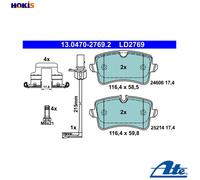 Brake pads 13.0470-2769.2 ATE for AUDI A7 Sportback A6 C7 A6 C7 Avant