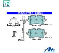 ATE 13.0470-2769.2 Brake pad set