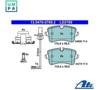Brake pads 13.0470-2769.2 ATE for AUDI A7 Sportback A6 C7 A6 C7 Avant