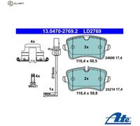 Brake pads 13.0470-2769.2 ATE for AUDI A7 Sportback A6 C7 A6 C7 Avant