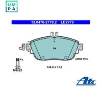 BRAKE PAD SET DISC BRAKE 13.0470-2779.2 FOR MERCEDES-BENZ GLA-CLASS/SUV 1.8L