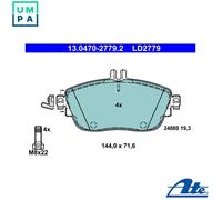 Brake pads 13.0470-2779.2 ATE for MERCEDES-BENZ INFINITI