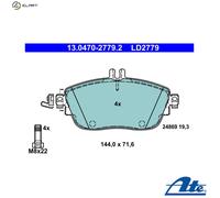 Brake pads 13.0470-2779.2 ATE for MERCEDES-BENZ INFINITI