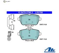 ATE Brake Pads 13.0470-2780.2 - Disc Brake for Mercedes-Benz SL S-Class
