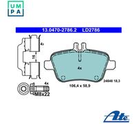 ATE 13.0470-2786.2 Brake Pads