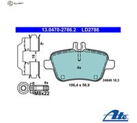 ATE 13.0470-2786.2 Brake Pads