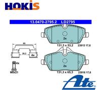 BRAKE PAD SET DISC BRAKE 13.0470-2795.2 FOR MINI BMW B38A15A/A15F 1.5L 3cyl 1.5L