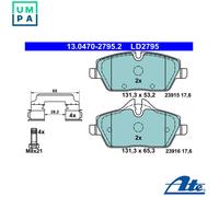 Brake pads 13.0470-2795.2 ATE for MINI BMW