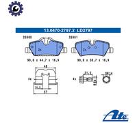 BRAKE PAD SET DISC BRAKE 13.0470-2797.2 FOR MINI B37 C15 A 1.5L B3815A 1.5L 3cyl