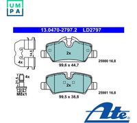 Brake pads 13.0470-2797.2 ATE for MINI MINI MINI Convertible