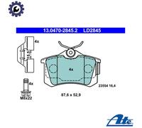 ATE 13.0470-2845.2 Brake pad set