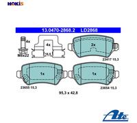 ATE 13.0470-2868.2 Brake pad set