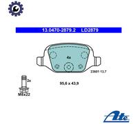 BRAKE PAD SET DISC BRAKE 13.0470-2879.2 FOR FIAT 500 IDEA PUNTO PANDA/Van 0.9L