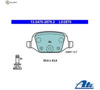 ATE 13.0470-2879.2 Brake pad set