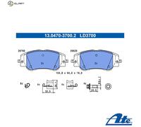 ATE 13.0470-3700.2 Brake pad set
