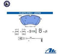 ATE 13.0470-3705.2 Brake pad set