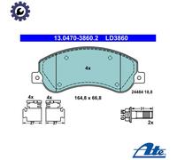 Brake pads 13.0470-3860.2 ATE for VW AMAROK AMAROK Platform/Chassis