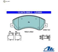 Brake pads 13.0470-3860.2 ATE for VW AMAROK AMAROK Platform/Chassis