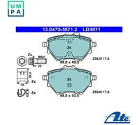 BRAKE PAD SET DISC BRAKE FOR PEUGEOT 308/II/SW/Hatchback/Van 3008/SUV RIFTER