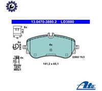 ATE Brake Pad Set 13.0470-3880.2 for VW Amarok, Crafter, Grand/California Camper