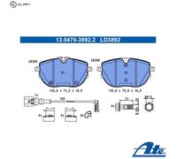 ATE Brake Pad Set 13.0470-3892.2 - for VW Caravelle/Transporter Mk VI, California T6 Multivan