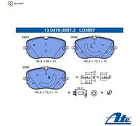 ATE 13.0470-3897.2 Brake pad set