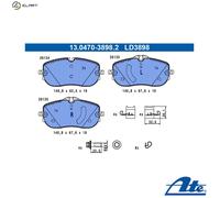 ATE 13.0470-3898.2 Brake pad set