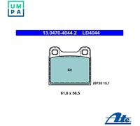 ATE 13.0470-4044.2 Brake pad set