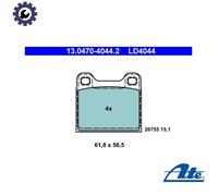 ATE 13.0470-4044.2 Brake pad set