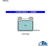 ATE 13.0470-4044.2 Brake pad set