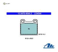 ATE 13.0470-4044.2 Brake pad set