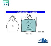 Brake pads 13.0470-4064.2 ATE for MERCEDES-BENZ CHRYSLER