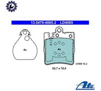 ATE 13.0470-4065.2 Brake pad set