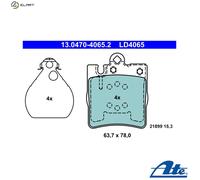 ATE 13.0470-4065.2 Brake pad set