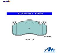 BRAKE PAD SET DISC BRAKE 13.0470-4848.2 FOR BMW N46B20C/BD/CB/B/E/CD/CC/A 2.0L
