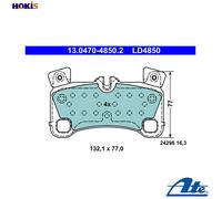 Brake pads 13.0470-4850.2 ATE for AUDI VW PORSCHE