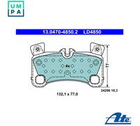 Brake pads 13.0470-4850.2 ATE for AUDI VW PORSCHE
